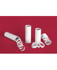 Roll of white paper streamers, perfect for celebrating various