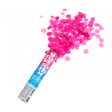 Cannone Gender Reveal ad aria compressa spara coriandoli rosa