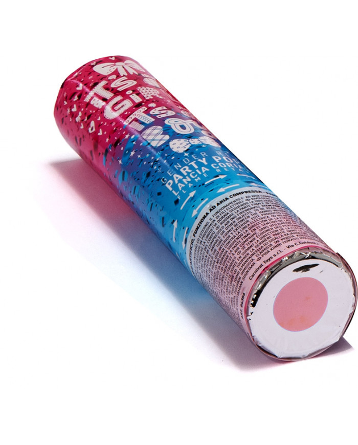 Cannone Gender Reveal ad aria compressa spara coriandoli rosa