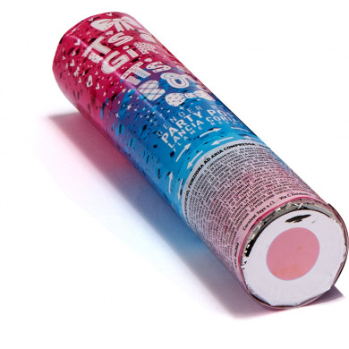 Cannone Gender Reveal ad aria compressa spara coriandoli rosa