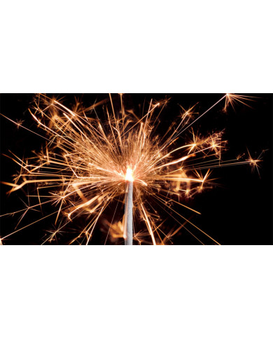 Confezione di 10 candele magiche scintille con lunghezza cm.26