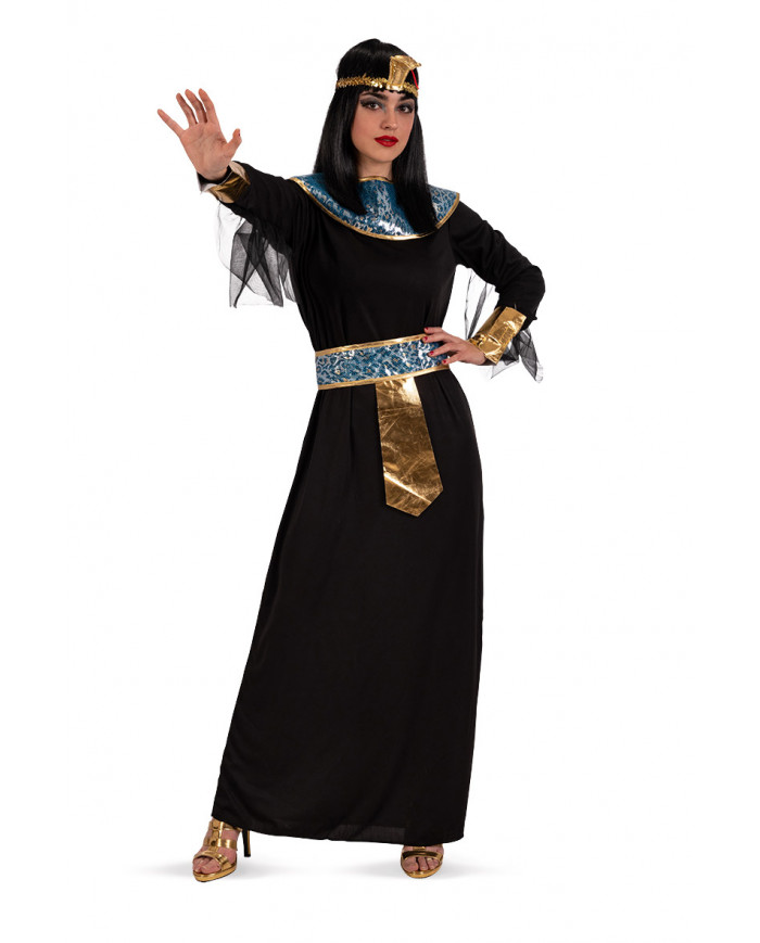 Egyptian queen costume for woman consisting of dress