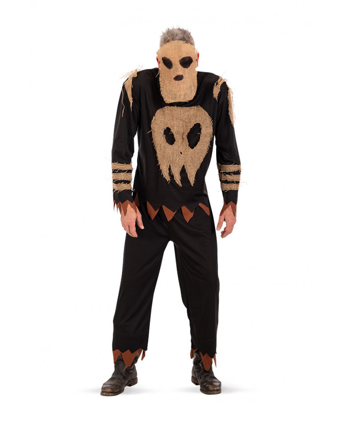 Hockey horror costume for man, consisting of jacket, trousers