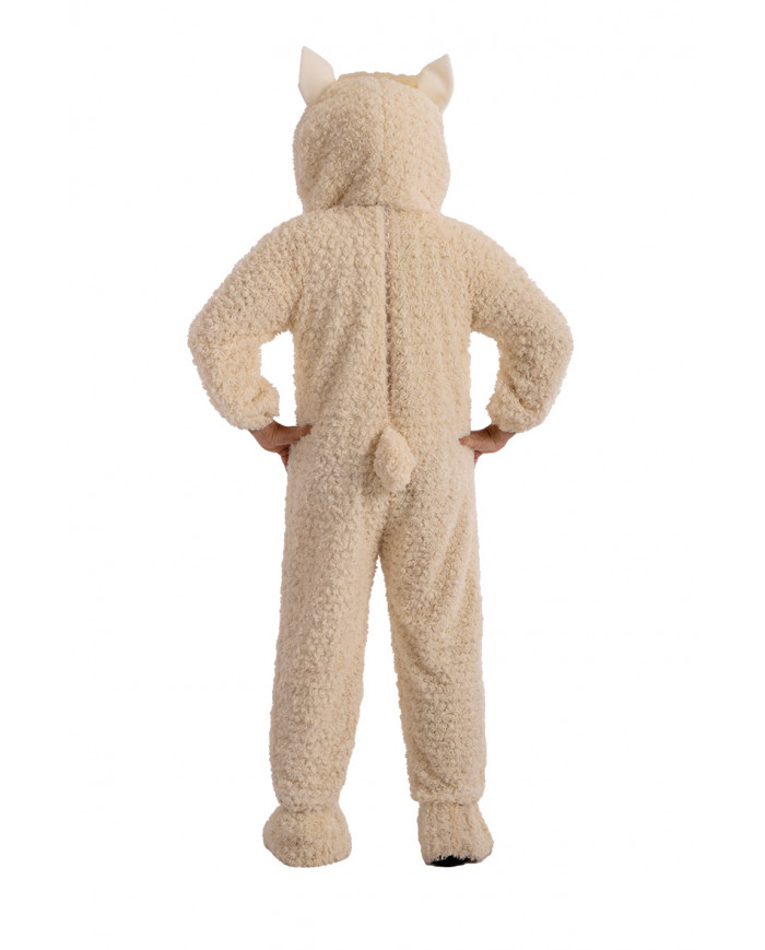 Jumpsuit with foot covers and detached head. One size, dresses