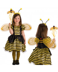 Ensemble dÃ©guisement abeille pour filles (ailes, hauteur 20x65 cm