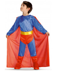 Stretch fabric shirt and pants with cape