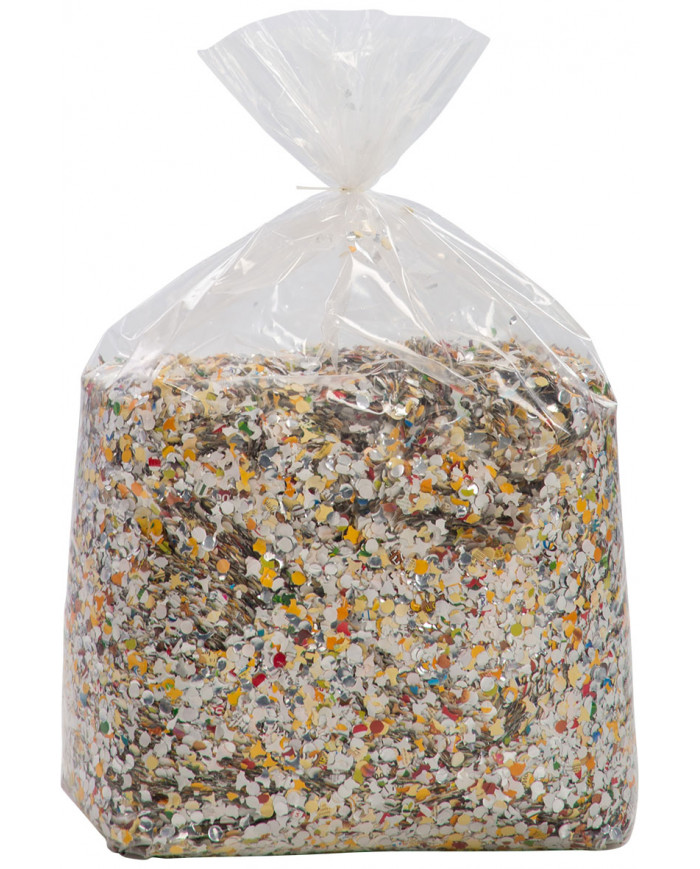 Cheap confetti kg.5 in polybag