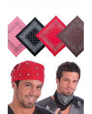 Fabric Bandana In Pbh, Cm.55X55, Ass.Col.
