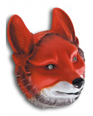 Plastic animal mask, like the astute character from the