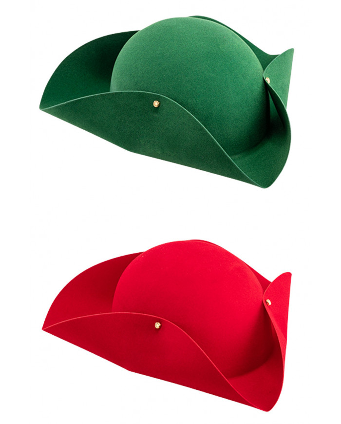 Tricorno scamosciato (tg.58) col.ass. c/cartellino/etichetta