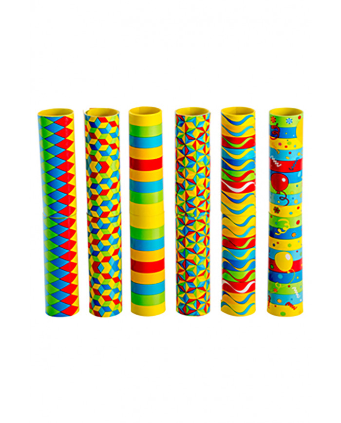 Stellone filante carta certificata mod.ass. con cartellino/etichetta