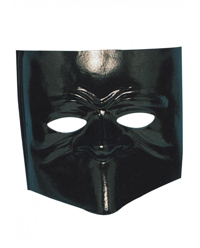 Maschera bautta veneziana nera in plastica, la piÃ¹ tipica