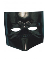 Maschera bautta veneziana nera in plastica, la piÃ¹ tipica