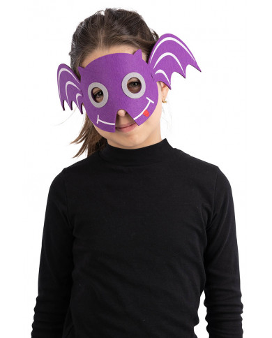 BAT CHILDREN MASK IN FELT WITH HEADER