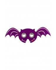 Maschera pipistrello bimbo in feltro  con cav.