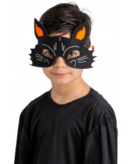 Kätzchen-Maske für Kinder aus Filz mit Aufhänger