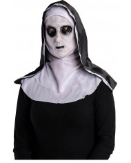 Maschera suora in fingomma con cappuccio con cav.