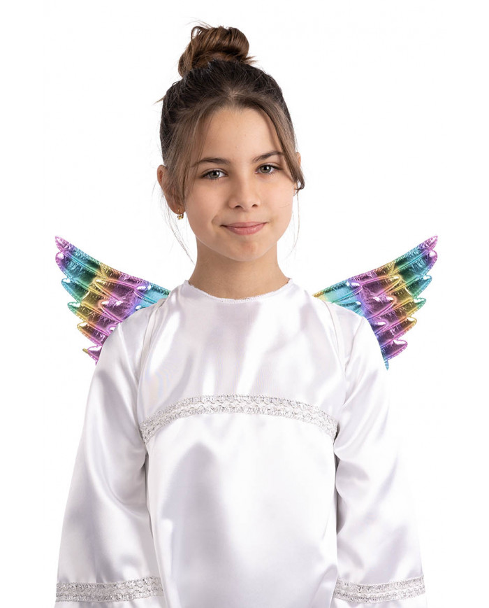 ANGEL WINGS IN MULTICOLORED FABRIC L.CM. 44X18 IN PBH