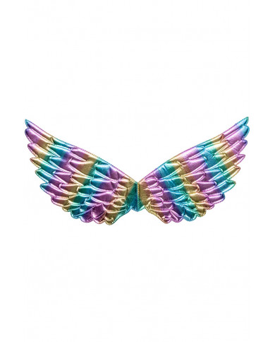 ANGEL WINGS IN MULTICOLORED FABRIC L.CM. 44X18 IN PBH