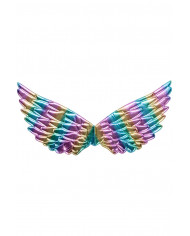 ANGEL WINGS IN MULTICOLORED FABRIC L.CM. 44X18 IN PBH