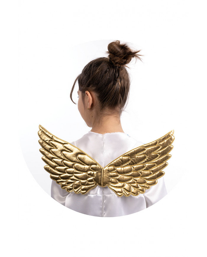 ANGEL WINGS IN GOLDEN FABRIC L.CM. 44X18 IN PBH