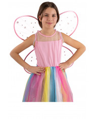 PINK WINGS W/RHINESTONES L.CM.58X52 IN PBH