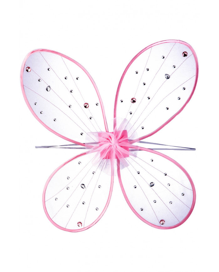 PINK WINGS W/RHINESTONES L.CM.58X52 IN PBH