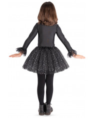 ensemble déguisement chatte (jupe, masque, poignets) dans une pochette avec crochet