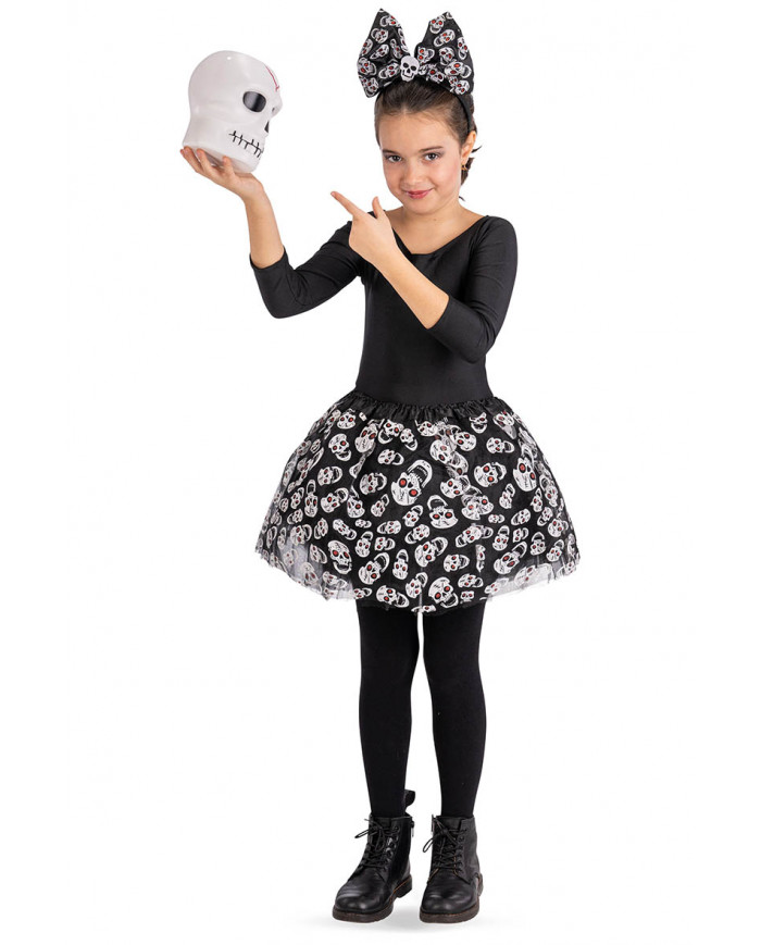 SKELETON SET ( SKIRT, HEADBAND) IN BAG WITH HOOK