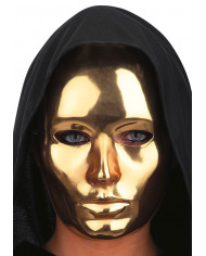 Metallized plastic mask to hide your identity like in the movie