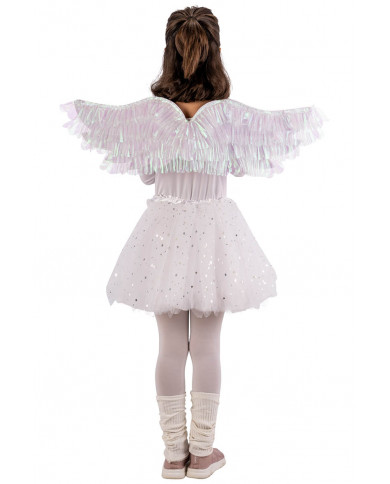 ANGEL SET ( SKIRT AND GLITTERED WINGS L.CM.78X21) IN BAG WITH HOOK