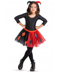 JOKER CHILDREN SET (SKIRT AND HEADBAND) IN BAG WITH HOOK