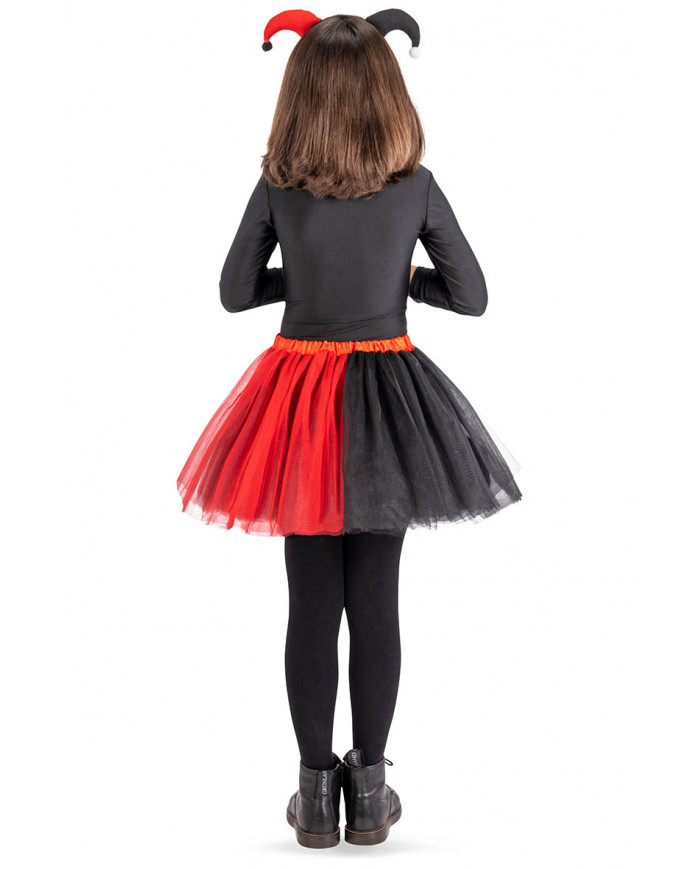 JOKER CHILDREN SET (SKIRT AND HEADBAND) IN BAG WITH HOOK