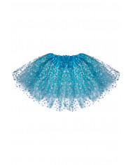 Blauer Schmetterling-Set (Rock, Flügel L. cm 50x40 Haarreif, Stab) in Beutel mit Haken