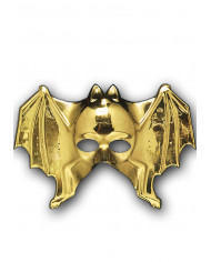 Metallized plastic mask for an original and shining disguise.