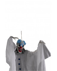 HANGING BLUE HAIRED HORROR CLOWN H.CM.180 IN BAG