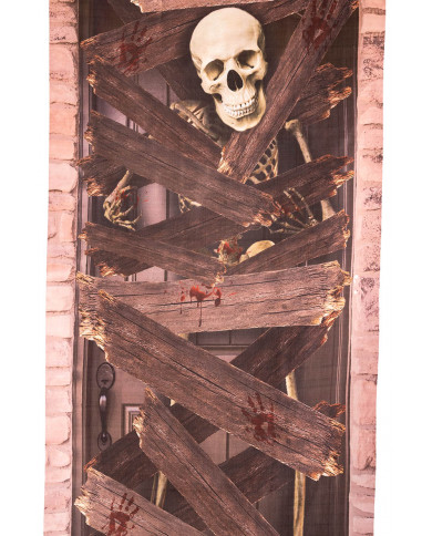 Copriporta con scheletro  h.cm.200 x l.cm.80 ca. in busta con cav.