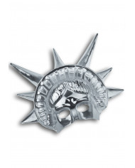 Metallized plastic mask, to impersonate the famous symbol of