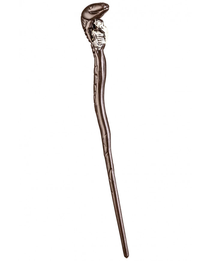 OLD-LOOKING WIZARD WAND WITH SNAKE L.CM.45 ON CARD