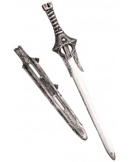 Mittelalterlicher grauer Schwert mit Scheide L. cm 67 ca. mit Aufhänger