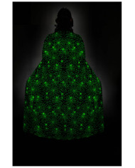 Cape with g.i.d. printing lenght 130 cm. in polybag w/hook