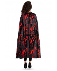 Cape with bloody printing lenght 130 cm. in polybag w/hook