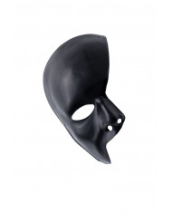 Phantom of the Opera black plastic mask with elastic. To turn