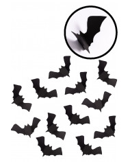 12 murcielagos adhesivos en papel, cm.15 en bolso con solapa