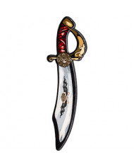 Spada pirata in eva   l.cm.32 ca. con cartoncino