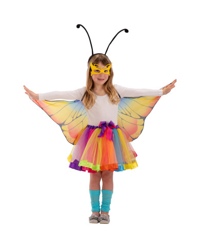 Butterfly disguise set (skirt, wings, mask, headband) in pbh