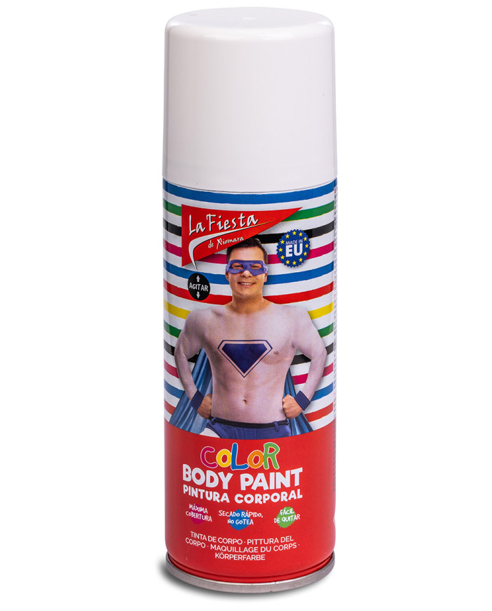 Bombe pour le corps couleur blanche