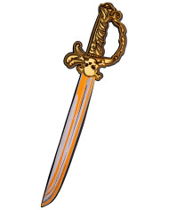 Espada pirata eva l.cm.54 aprox. sobre cartoncillo