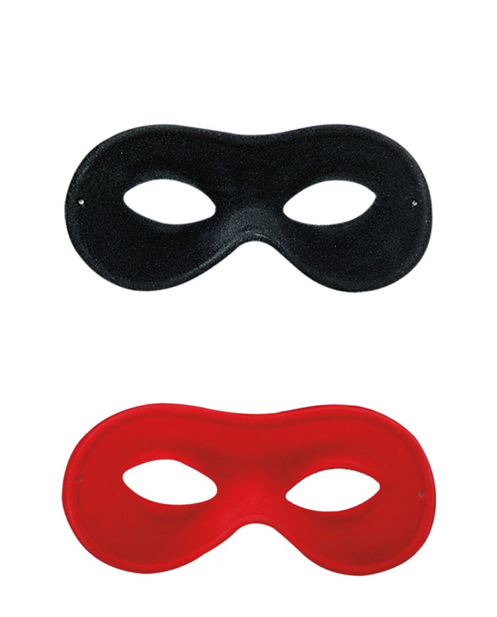 Antifaz de ante de colores surtidos con etiqueta colgante/etiqueta