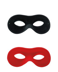 Antifaz de ante de colores surtidos con etiqueta colgante/etiqueta